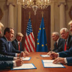 Trump Announces New US-EU Trade Deal in Scotland