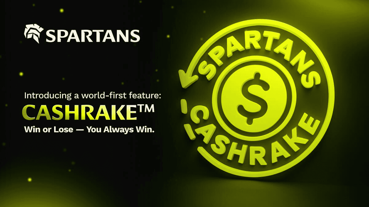 Spartan 10% CASHRAKE™ Brings Back to Players in Online Gambling