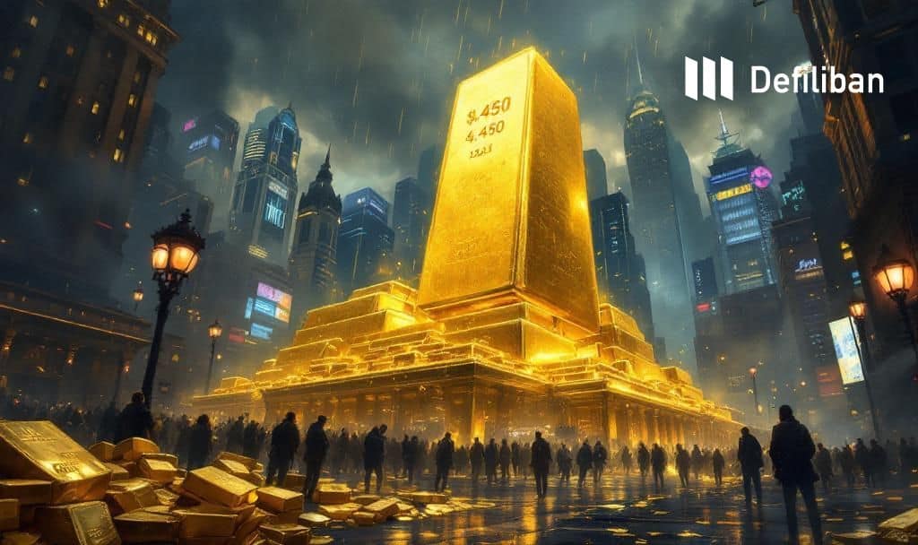 Gold Prices Reach All-Time High at $4,450 Per Ounce